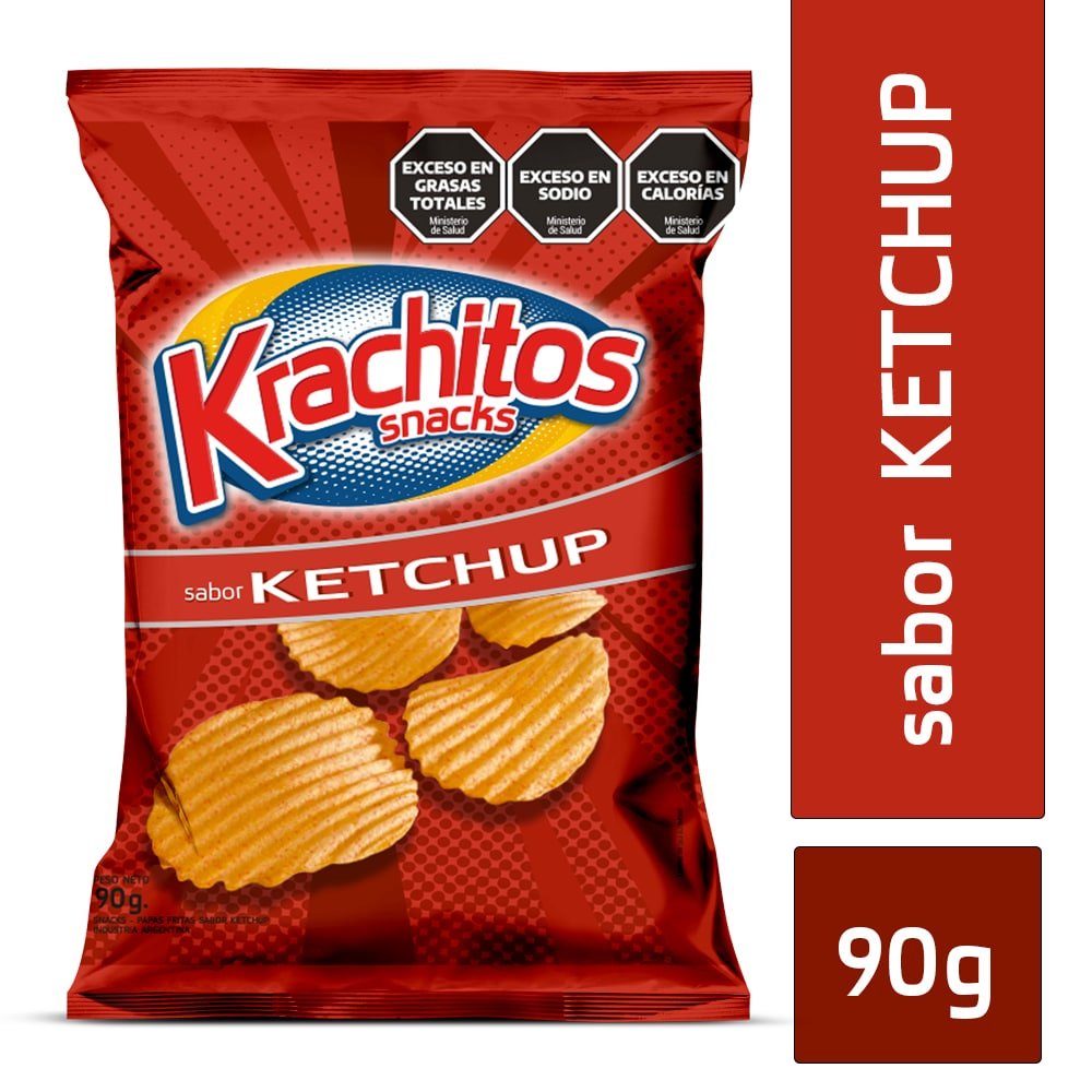 Papas Fritas Krachitos Ketchup X 90 Grs Alpuntodeventa