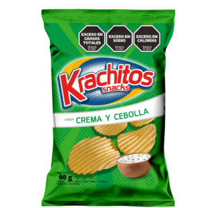 Krachitos Papas Fritas Crema y Cebolla x90grs