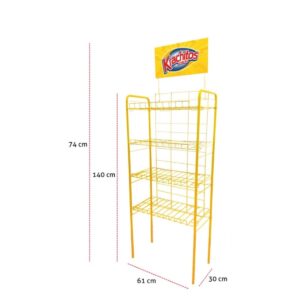 Krachitos Exhibidor 4 Canastos (PLEGABLE)