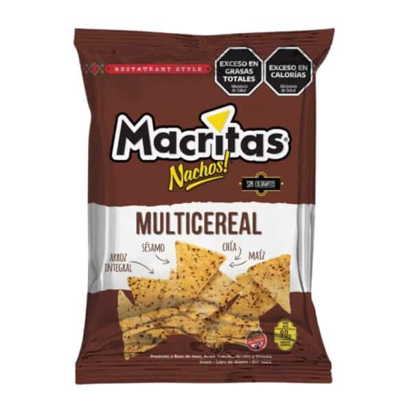 Nachos Macritas Multicereal x 90 grs.