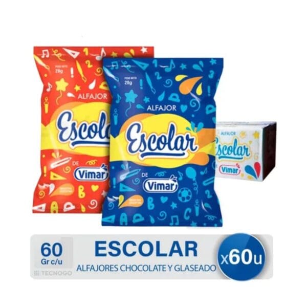 Alfajor Escolar Vimar x60u