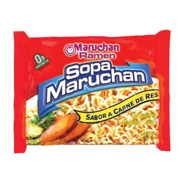 Sopa Maruchan Ramen Carne de Res sobre x 85 gr