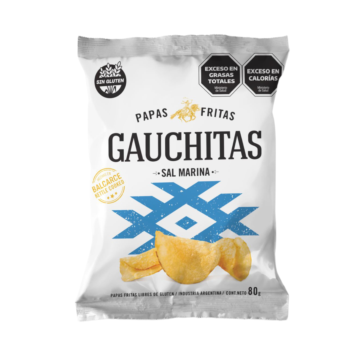 Papas Fritas Gauchitas con Sal Marina x80grs
