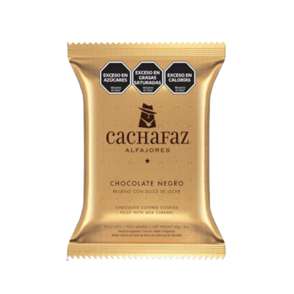 Alfajor Cachafaz Negro x 50grs