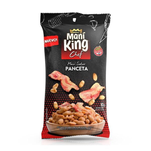 Mani Sabor Panceta Mani King x 80 grs.