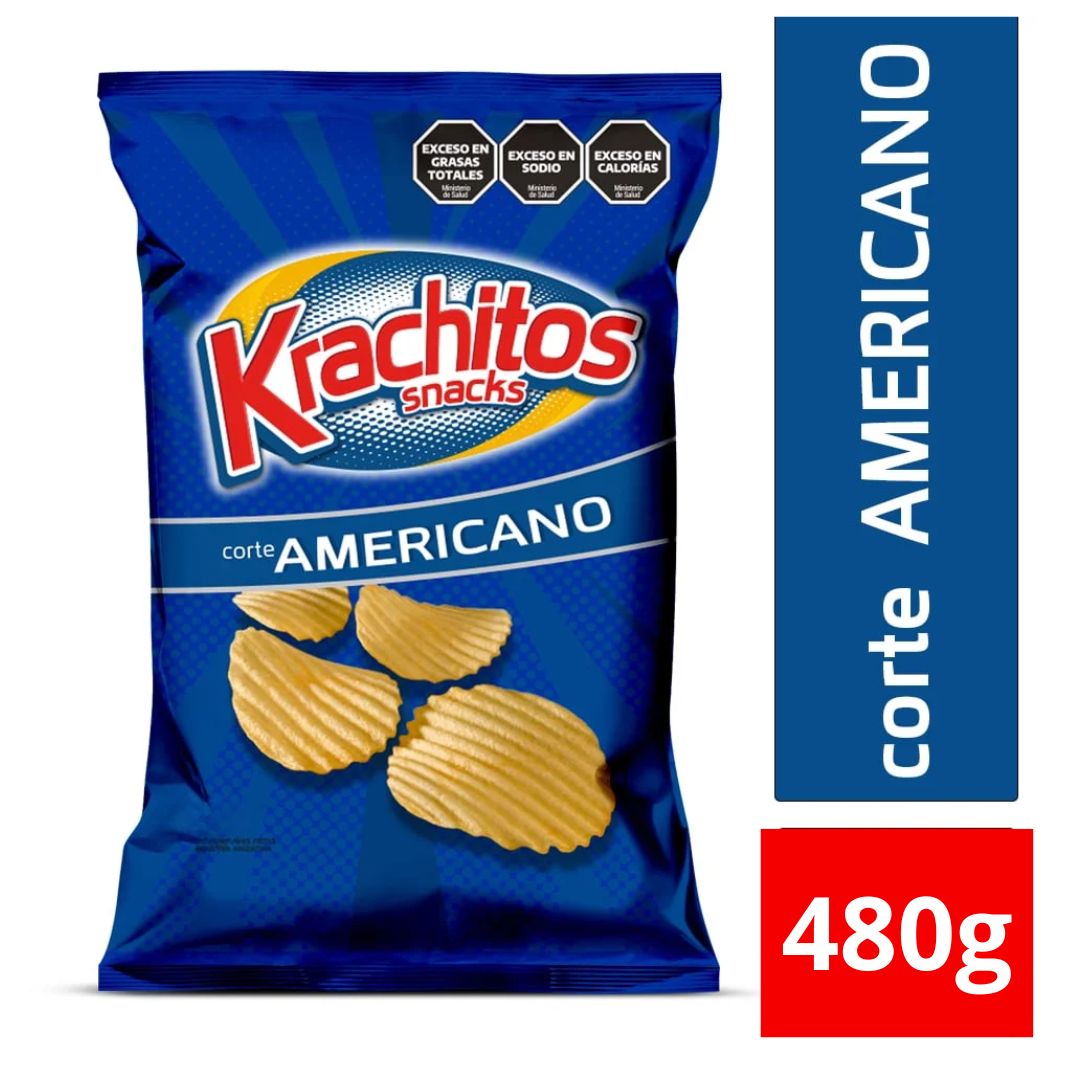 KRACHITOS PAPAS
FRITAS CORTE
AMERICANO X 480GRS.