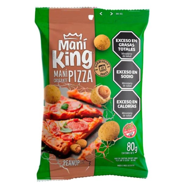 Mani Japones Sabor Pizza Mani King x 80 grs