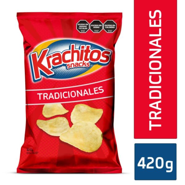 Papas Fritas Krachitos Corte Tradicional x 420 grs.