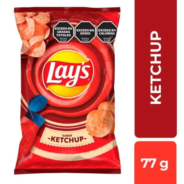 Papas Fritas Lays Ketchup x77grs