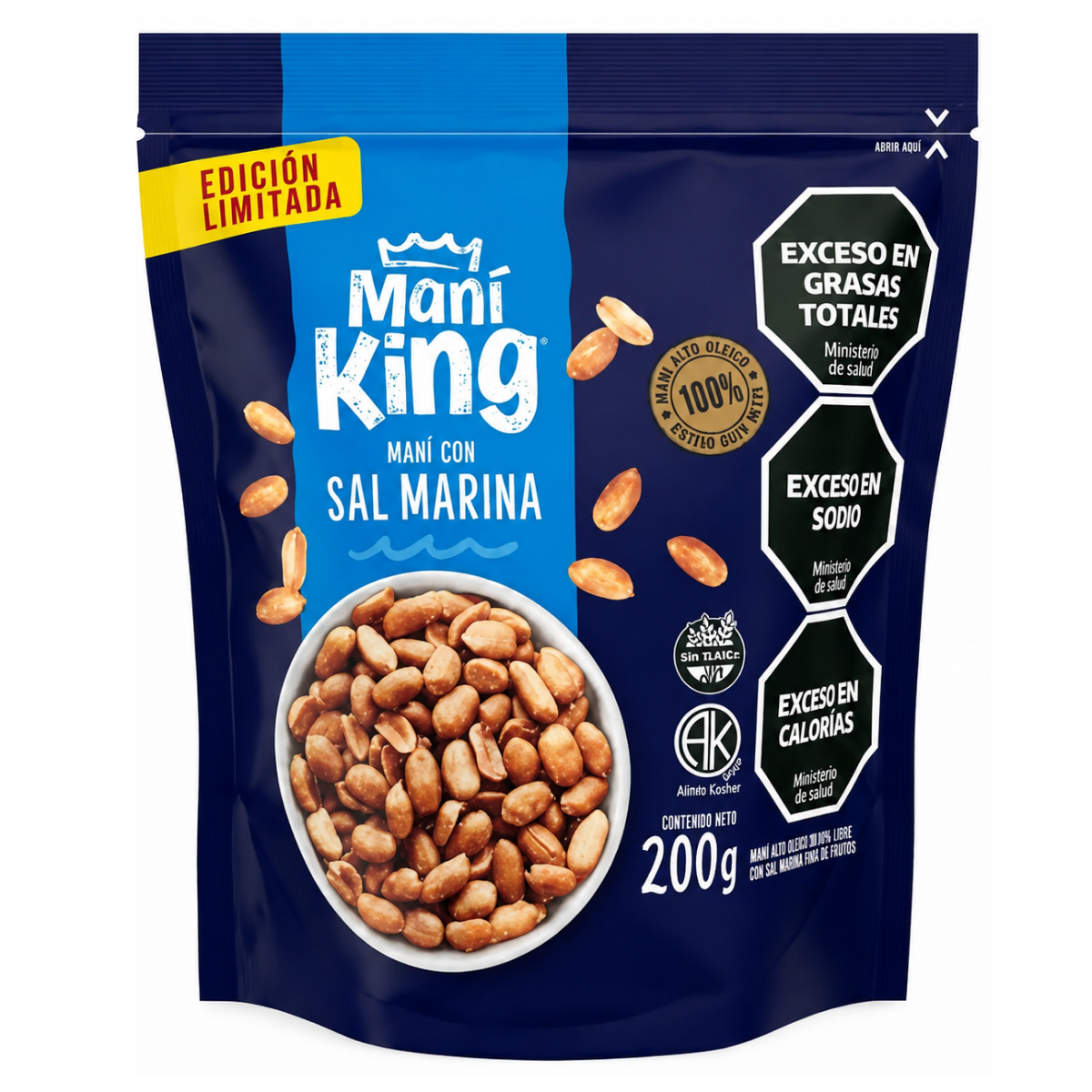 Mani Frito MK C/Sal Marina x200grs