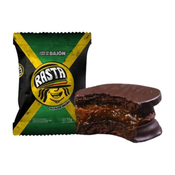 Alfajor Rasta Chocolate 18un x 70grs