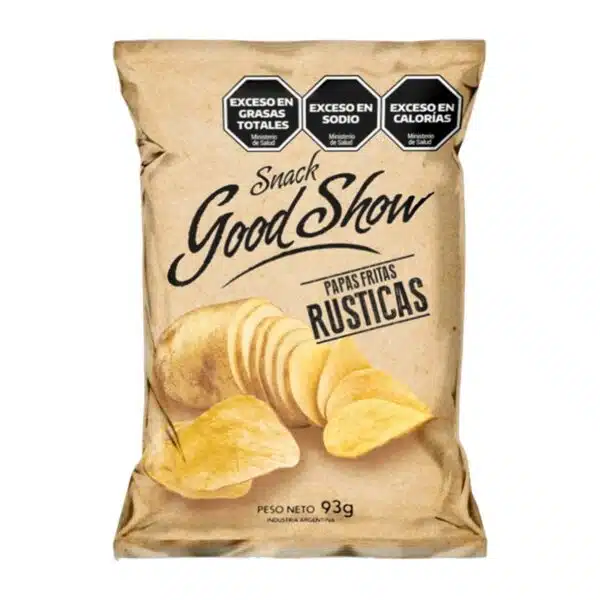 Papas Fritas Rusticas Good Show x 93 grs