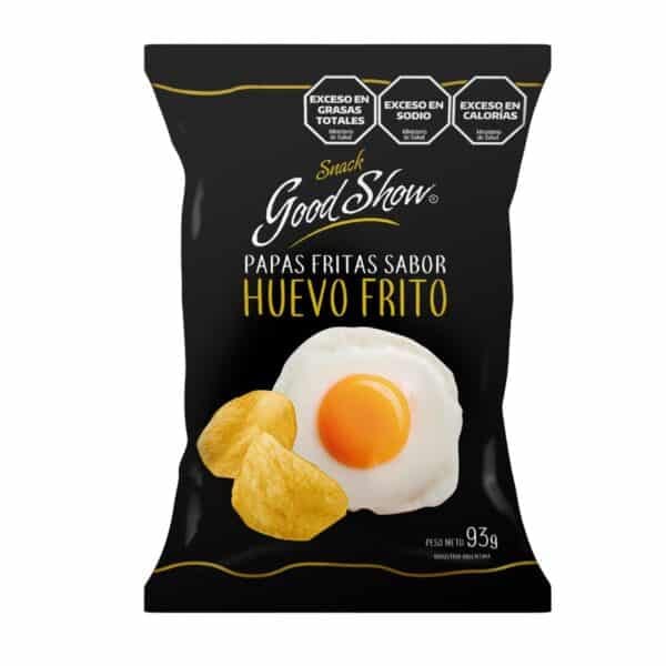 Papas Fritas Good show Sabor Huevo Frito x 93 grs