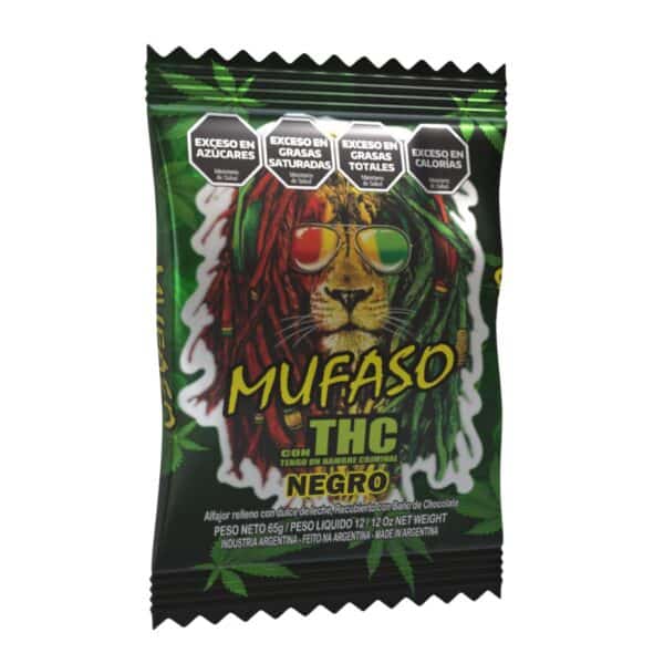 Alfajor Mufaso Negro x22un x65grs