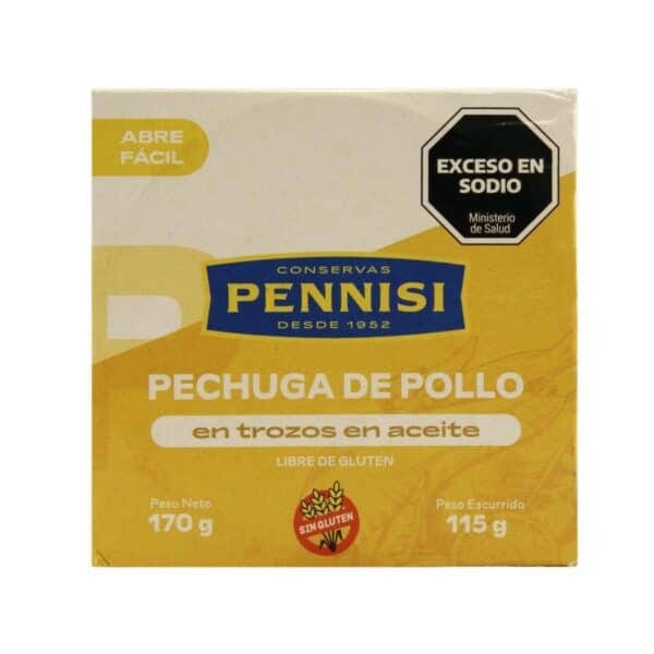 Pechuga de Pollo Trozos en Aceite x170grs Pennisi