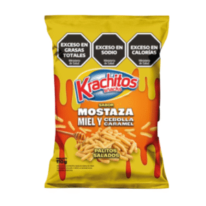 Krachitos Palitos Sabor Mostaza, Miel Y Cebolla Caramelizada x 110grs