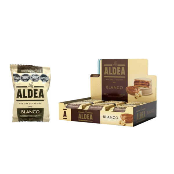 Alfajor La Aldea Blanco x 12un x 60grs