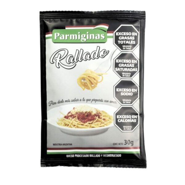 Rallado Parmiginas x 30grs Display x 25 sobres