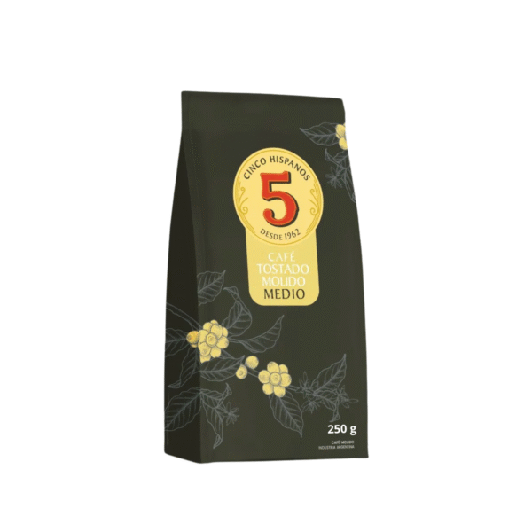 Cafe Tostado Molido Medio x 250grs