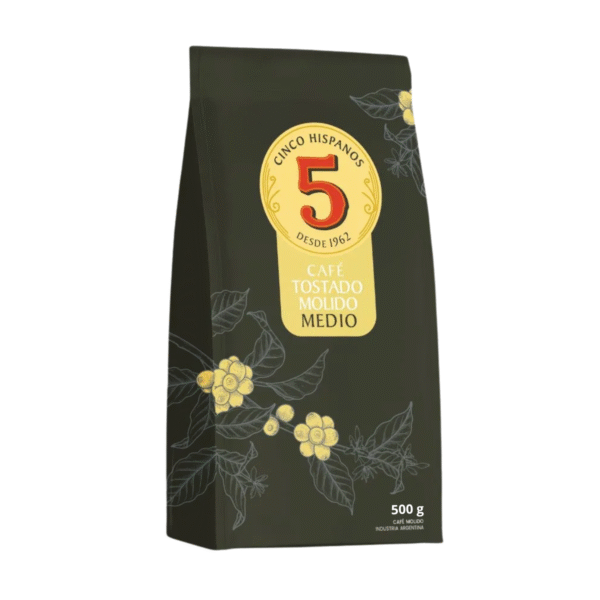 Cafe Tostado Molido Medio x 500grs