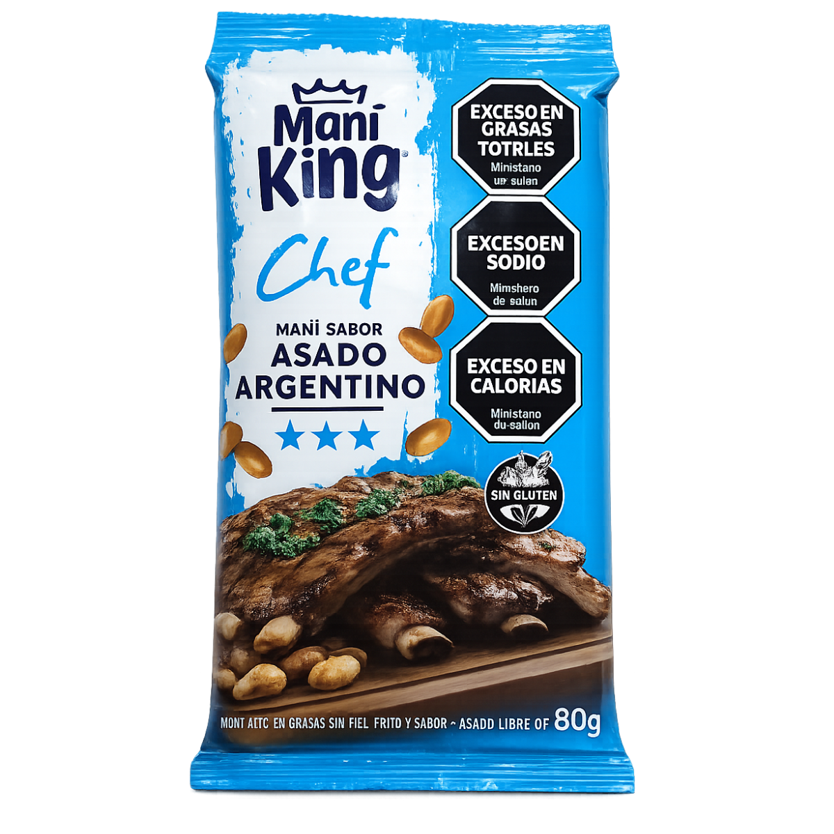 Mani King Mani Sabor Asado X 80 grs