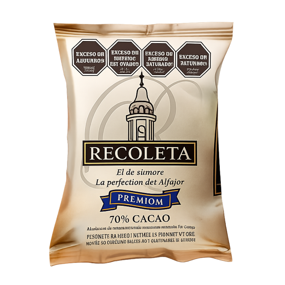 Alfajor Recoleta Cacao x24un x65grs