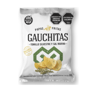 Papas Fritas Gauchitas Con Tomillo 80grs