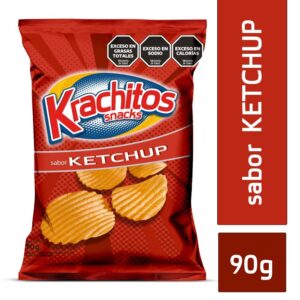 Krachitos Papas Fritas Ketchup x 90 grs.